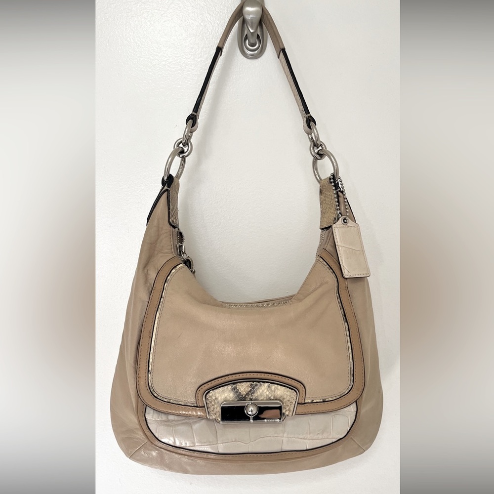 COACH Leather Hobo Shoulder Hand Bag No L1126-19310